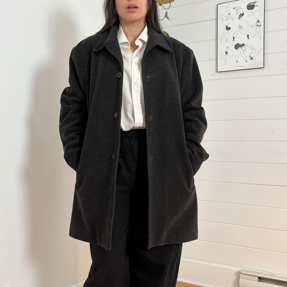 Banana republic wool-cashmere coat - Picture 1 of 6